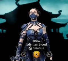 Kitana - Edenian Blood, Gold Outworld Edenian Blood character - MKmobileInfo