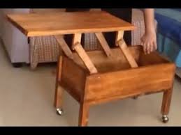 Lift Top Coffee Table Youtube Tea Table Design Diy Home Furniture Coffee Table Plans