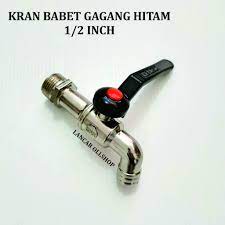 Daftar harga kran shower beserta gambar semua merk juni 2020 terbaru. Kran Air Babet Gagang Hitam 1 2 3 4 Inch Kran Tembok Kran Air Tembok Shopee Indonesia