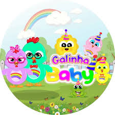 Loja de artigos para festa online! Painel Redondo Galinha Baby No Elo7 Atelier Toque Final 15dd4fc