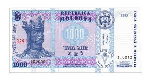Când bancnota este luminată din partea opusă privitorului, elemente ale paletei pictorului aflate pe avers, sub denumirea băncii centrale, se suprapun perfect cu elementele imprimate pe. Bancnota Cu Valoarea NominalÄ De 1000 Lei Banca NaÈionalÄ A Moldovei