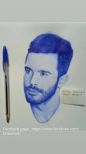 Ballpoint pen portrait by Artist 🎨 paulus