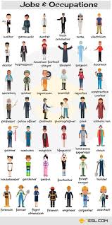 List Of Jobs And Occupations Types Of Jobs With Pictures 7esl In 2021 English Language Teaching English Vocabulary English Collocations