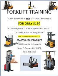 Can you drive a forklift without certification? Get Forklift Certified Coast To Coast Forklift Training Facebook