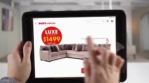Features organic latex rubber core and feathers and down fill for ultimate comfort and durability. Bob S Discount Furniture App W Augmented Reality Is A Game Changer Ad Commercial On Tv
