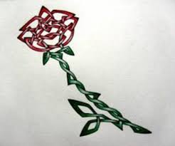 Celtic Rose Tattoo Image Jpg 400 334 Irish Tattoos Rose Tattoos Celtic Tattoos