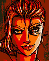 Reuploaded because Instagram cropping suckssss So I was drawing my dear  friend @volcanic.lioness who is a total BADASS, by the way--she does flow  arts and even lights her weapons