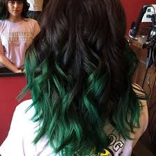 Balayage Black And Turquoise Hair 31 Glamorous Green Hairstyle Ideas 2020 Update Hair Styles Ombre Hair Color Bright Hair Colors