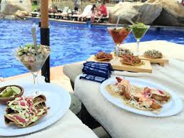 Growing up and still living in san where do baja fish tacos come from? Pool Side Ceviche And Fish Tacos Picture Of Grand Fiesta Americana Los Cabos All Inclusive Golf Spa Cabo San Lucas Tripadvisor