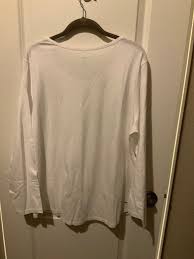 Dress Barn Long Sleeve White T Shirt 2x Nwt Long Barn Dress Dress Barn Dresses White Long Sleeve Long Sleeve Tshirt Men