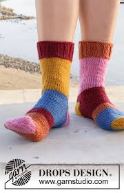 Soft socks need to be made of. Clown Around Drops 209 18 Free Knitting Patterns By Drops Design