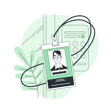 Id Card By Freepik Stories Svg Png Illustration Document Card People Identity Id Identification Card Illustration Illustration Illustration Story