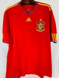 Camisa seleção espanha adidas titular 2002 vermelha #7 raul. Camisa Time Selecao Espanhola Camisa Masculina Adidas Usado 43270009 Enjoei