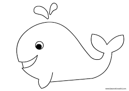 Scuola di disegno 73 significato del sogno: Animali Del Mare Disegno Balena Applique Per Bambino Disegno Per Bambini