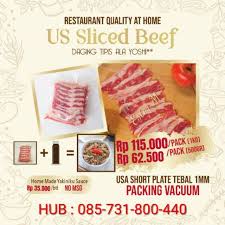 350 gram daging sapi shabu slice, iris tipis. Frozen Usa Us Shortplate Import Beef Daging Sapi Slice Ala Yoshinoya 1kg 1 Kg 1mm Bumbu Yakiniku Shopee Indonesia