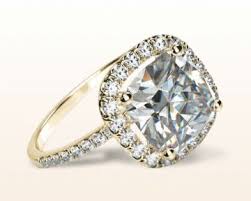 Yellow gold cushion cut engagement rings. Yellow Gold Cushion Cut Engagement Rings That Look Downright Royal
