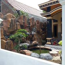Jasa Kolam Air Terjun Di Jakarta Utara Jasa Pembuatan Kolam Dekorasi Relief Tebing Di Jakarta Utara Green Garden Asri Di 2020 Kolam Ikan Taman Indah Kolam