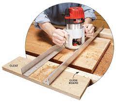 17 Router Tips Flattening Wide Boards A Huge Wide Board Makes A Stunning Tabletop If It Won T Fit Through Your Plane Woodworking Tips Wood Router Woodworking