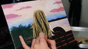 Many artists enjoy painting portraits with acrylic paint, which is easy to work with and cheaper than oil paint. Acrylic Hair Painting Time Lapse How To Paint Hair Youtube