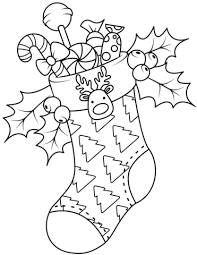 Find here 12 free printable stocking coloring. Christmas Stocking Coloring Pages Printable Coloring And Drawing