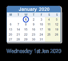 January 2020 calendar comes also with a set of beautiful coloring designs that you can easily print on a4 or letter paper. 1 January 2020 Date In History News Top Tweets Social Media Day Info In