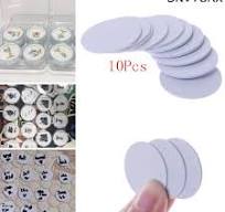 10 Pcs Hard PVC NFC Tag PVC Coin Sticker NFC Chips Ntag 215 Smart Phones  Available Diameter 25mm - AliExpress