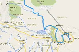 Frodo S Lord Of The Rings Journey On Google Maps
