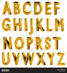 Find & download free graphic resources for minimal background. 3d Gold Font Alphabet Image Photo Free Trial Bigstock