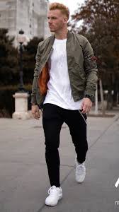 5 Bomber Jacket Outfits To Wear Every Fall Weekends Bomber Jacket Outfit Mens Outfits Bomber Jacket Men