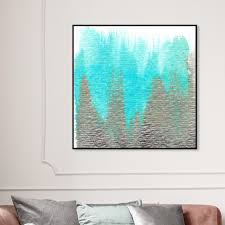 Don't worry if you get paint on what will be your accent wall—the dark paint will cover up whatever lighter tackle one wall at a time. Hippie Bling Abstract Wall Art By Oliver Gal