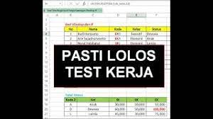 Tes akademik polri atau sering disebut tes potensi akademik (tpa) polri merupakan bagian penting dalam seleksi masuk polri. Pasti Diterima Contoh Latihan Soal Excel Test Kerja Mudah Banget Youtube