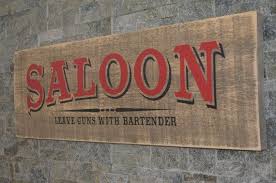 Saloon Vintage Wood Sign Painted Wooden Sign Mancave Sign Bar Sign Garage Sign Distressed Sign Personalized Sign Barnboard Sign Unique Gift Vintage Wood Signs Painted Wooden Signs Bar Signs