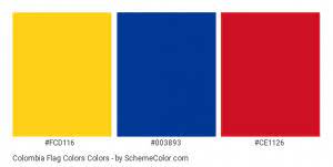 Celerbrate colombian culture with this colombia flag! Colombia Flag Colors Hex Rgb Cmyk Codes Cafe De Colombia Wiesbaden