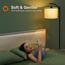 Evedal floor lamp heather this lamp is a beautiful addition to my room. Review For Addlon Floor Lamp For Living Room With Lamp Shade And 9w Led Bulb Modern Standing Lamp Floor Lamps For Bedrooms Black