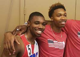 Noah lyles is an american professional track and field athlete specializing in the sprints. Dyestat Com News Noah And Josephus Lyles Transition To New Life As Pros Feature Ka Deem Wynn