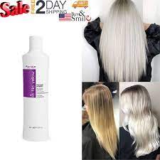 17 85 Shampoo 350ml Fanola No Yellow Ideal For Grey Silver Lightened Or Decolored Hair Shampoo 350ml Fanola Yel Shampoo Best Purple Shampoo Ice Hair
