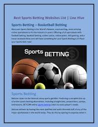 The goal is to get excellent health. Best Sports Betting Websites List By Linehiveusa Issuu