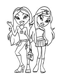 Use every color and every coloring implement. Bratz Coloring Pages 100 Pictures Free Printable