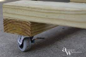 How To Make A Furniture Dolly Ambient Wares Furniture Dolly Diy Furniture Dolly Diy Moving