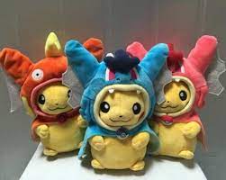 New Japan Pokemon Kawaii Pikachu Red Blue Gyarados Magikarp Plush Doll Kids Toy Plush Dolls Plush Stuffed Animals Animal Dolls