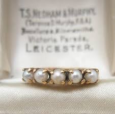 16 Pearl Wedding Rings A Unique Collection Pearlsonly Pearl Wedding Ring Pearl Rings Vintage Wedding Rings Vintage