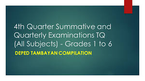 Summative test grade 6 q2 free download! Deped Tambayan Ph