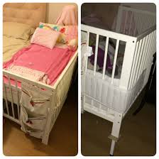 ikea hack ikea make over for co sleep with a toddler cosleep ikea crib bed sharing furniture ikea crib baby bedroom