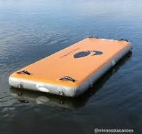 Utility Raft 8' x 3' Paddle North Inflatable Lake Raft