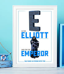 Star Wars Nursery Print Star Wars Gift Personalized Baby Name Sign Nursery Initial Print Birth Star Wars Nursery Prints Star Wars Gifts Baby Name Signs