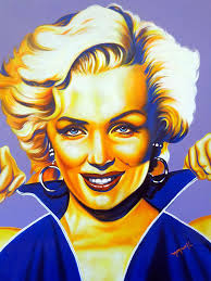 Hi everyone, I'm an artist who loves to paint Marilyn, I'm glad to share  with you one of my paintings I dedicated to her :-)