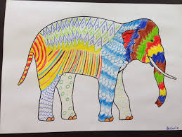 Grundschule 2 0 Indischer Elefant Elefant Malen Elefant Basteln