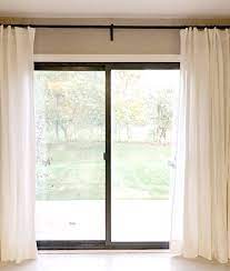 One Room Challenge Week 3 Small Upgrades Big Impact Designatedspacedesign Com Window Treatments Living Room Living Room Sliding Doors Sliding Glass Door Window Treatments