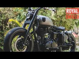 Royal Bobber 500 Modified Royal Enfield Classic 500 In Bobber Custom Bobber Youtube