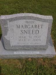Margaret “Peggy” Sneed (1934-2005)